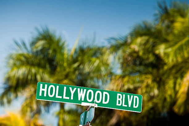 istock Hollywood Boulevard street sign 182477174