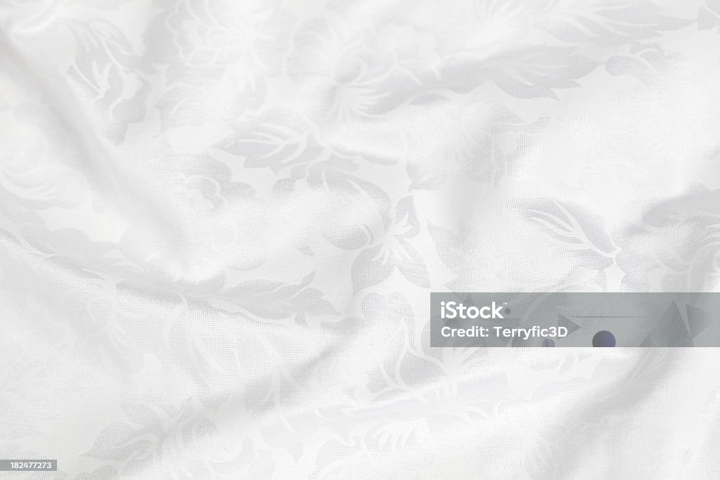 White Satiny Floral Fabric Background "White-on-white satiny fabric background, with soft folds. Would make a great background for a Wedding themed project." Arts Culture and Entertainment Stock Photo