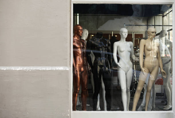 istock Mannequins of a store 182477854
