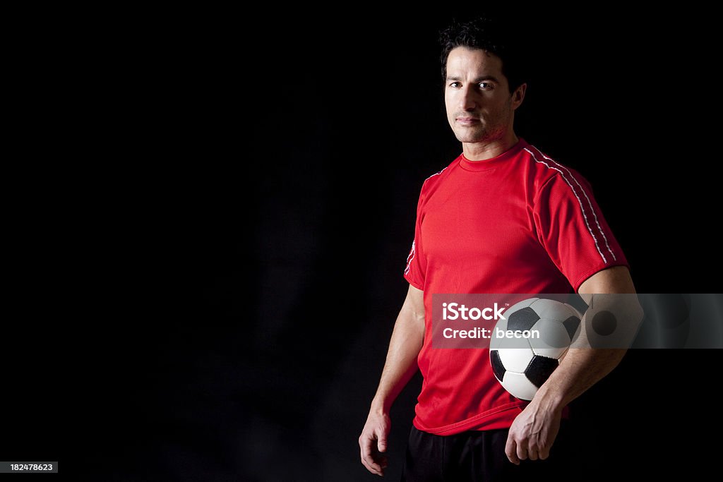 Jogador de futebol - Foto de stock de Bola royalty-free