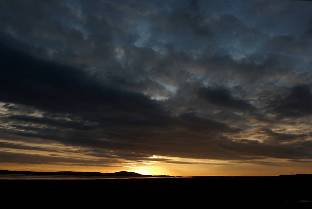 istock Irish Sea at dusk fiery sunset 182478682