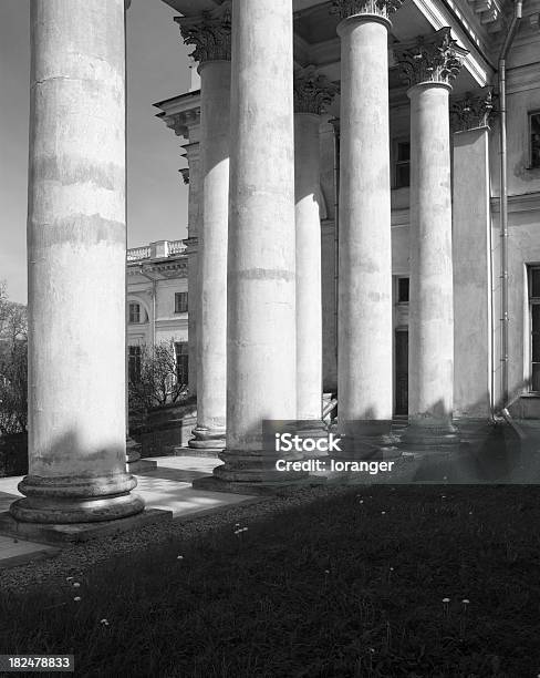 Colonnes Blanches - Fotografias de stock e mais imagens de Arquitetura - Arquitetura, Branco, Capitel