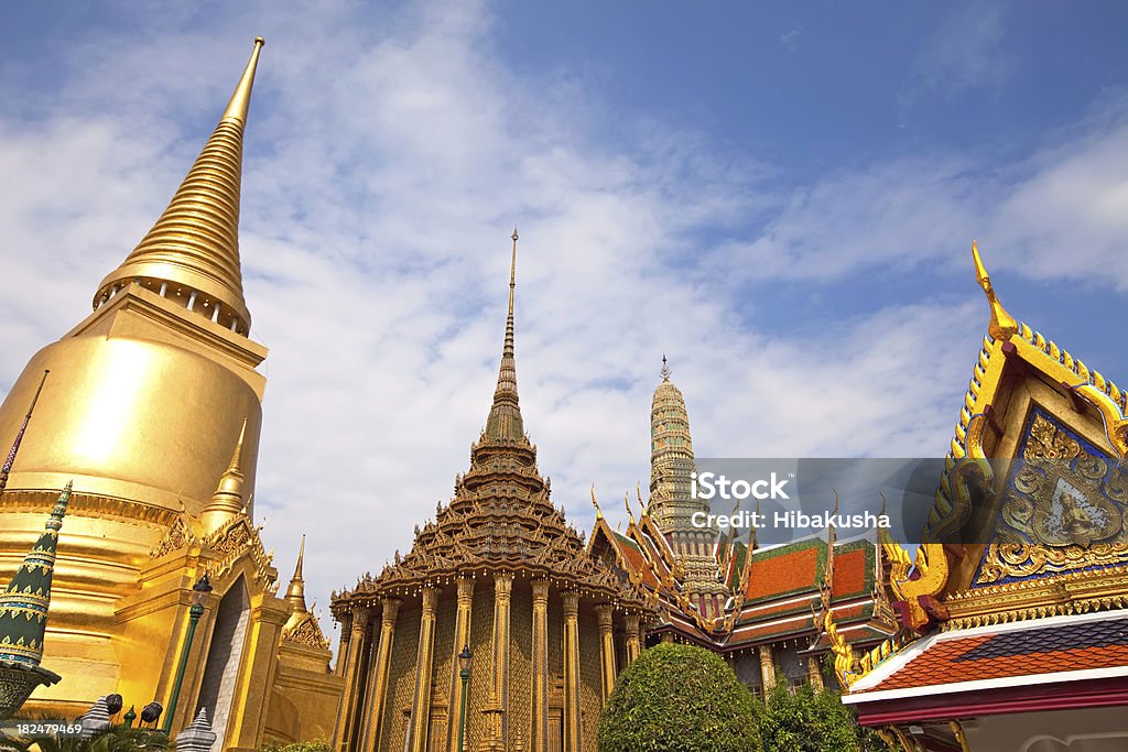Palacio magnífico, Bangkok, Tailandia - Foto de stock de Amarillo - Color libre de derechos