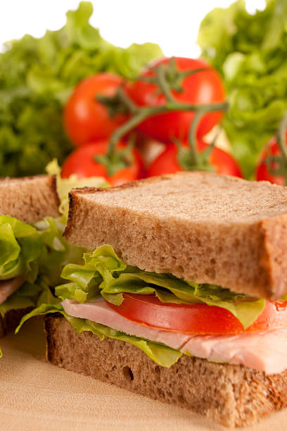 istock Freshly made healthy sandwich. 182479796