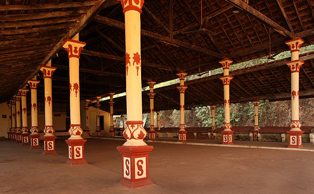 templo maruti em panjim, goa - india goa temple indian culture imagens e fotografias de stock