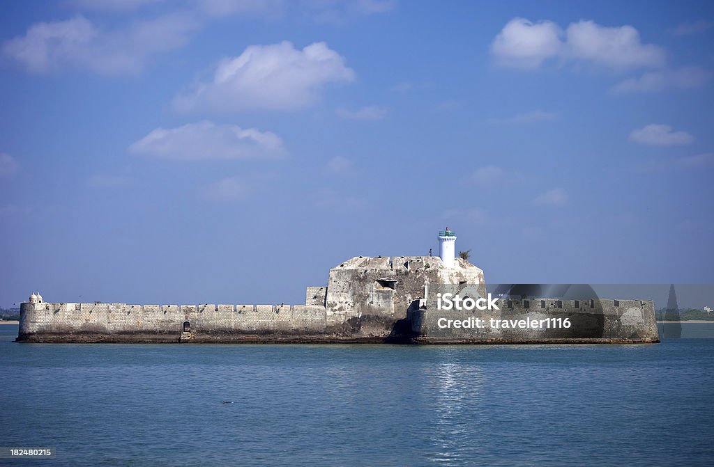 Fort Off Of Diu, India "Portuguese Fort From Gujarat, India" Fort Stock Photo