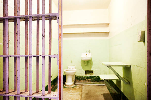 Prison Cell stock photo