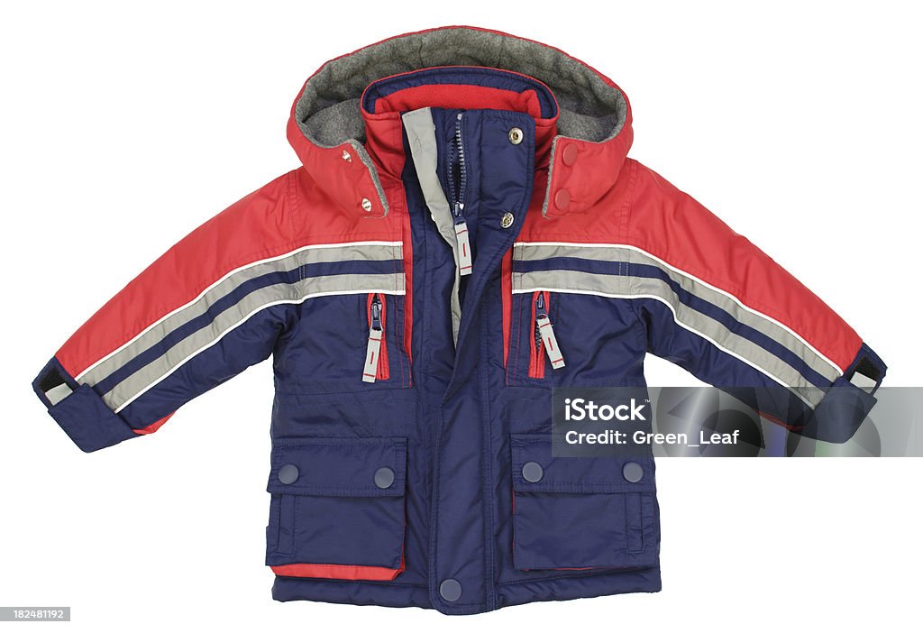 Bambini vestiti: Giacca invernale da ragazzo - Foto stock royalty-free di Cappotto invernale