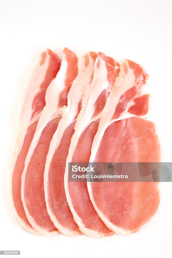 Bacon cru - Foto de stock de Bacon royalty-free