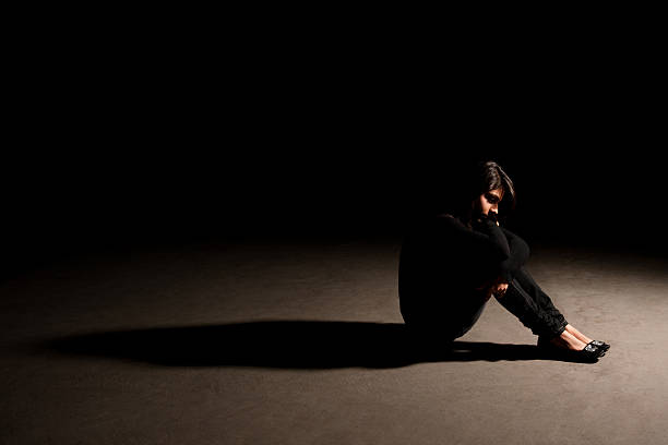 istock Sad and lonely woman 182483716