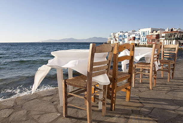 istock Tables near the sea 182483806