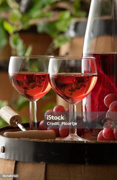 Foto de Vinho Imagens Estáticas Rose e mais fotos de stock de Bebida - Bebida, Bebida alcoólica, Comida