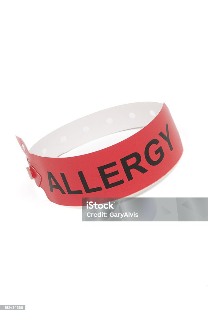 Pulseira para alérgicos - Foto de stock de Alergia royalty-free