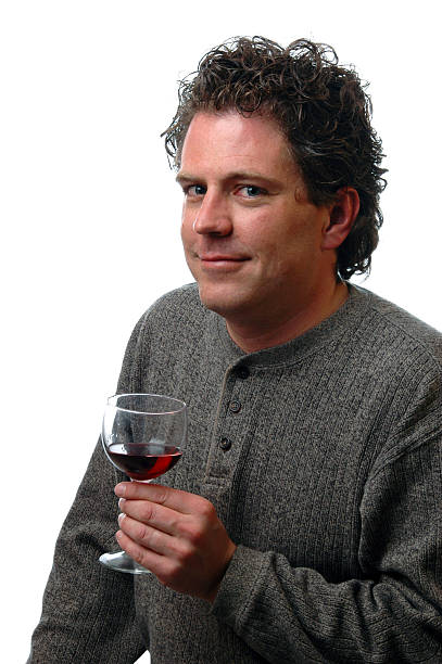 istock Man with Glass of Wine 182484740