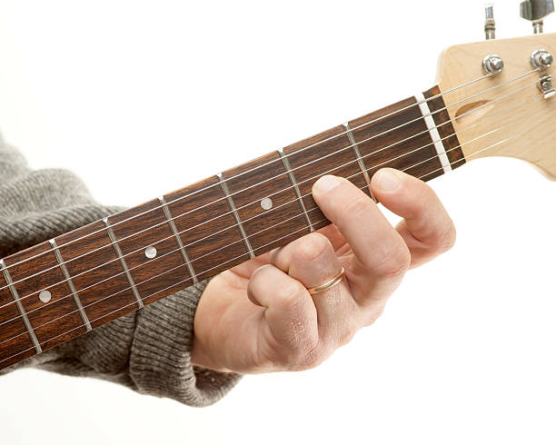 istock Guitar chords series, D minor 7th 182484774