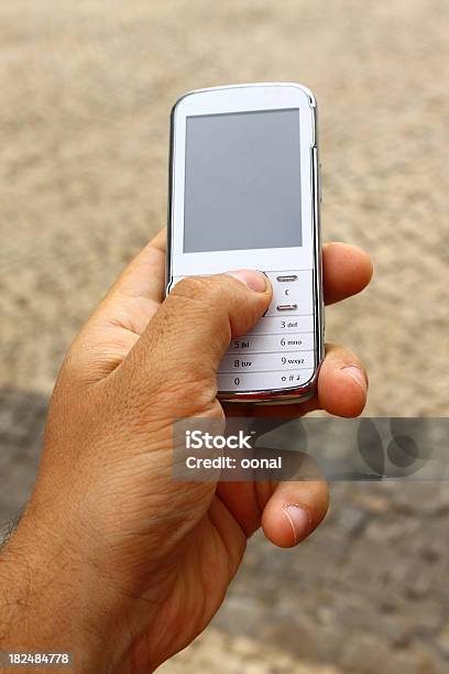 모바일 장치를 손으로 GPRS에 대한 스톡 사진 및 기타 이미지 - GPRS, LCD, 가리키기