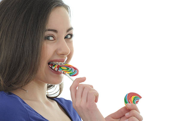 Colorful candy stock photo