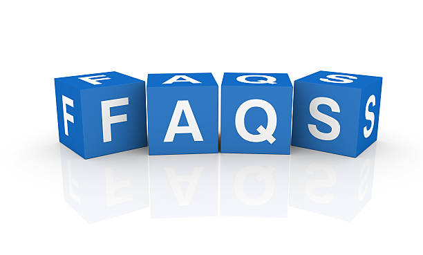 Buzzword Cubes: FAQs stock photo