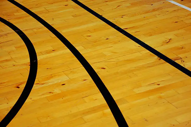 basketball-court lines