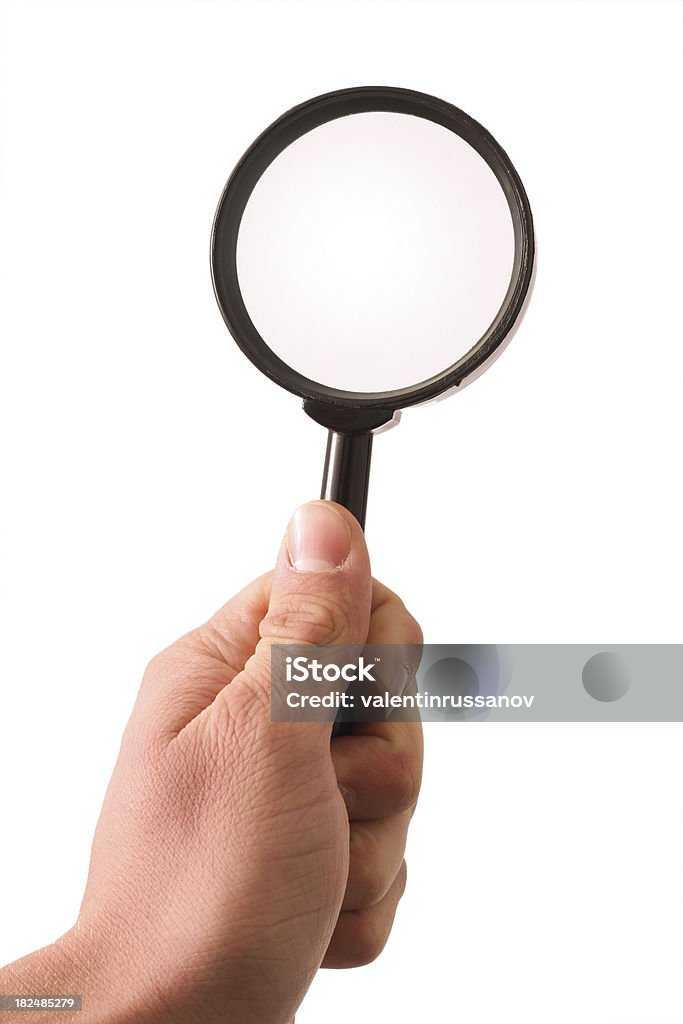 Search  with magnifier Art Stock Photo