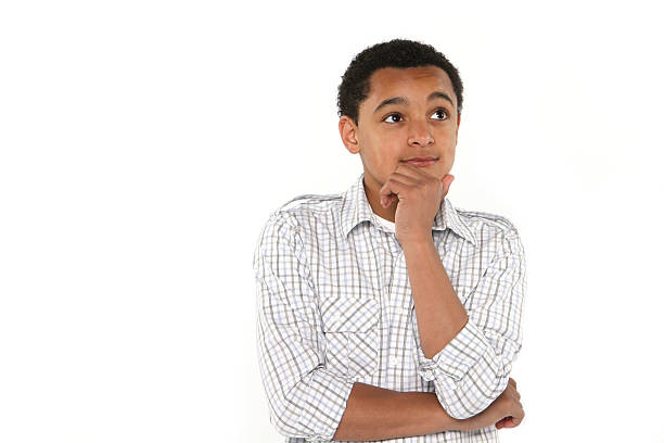 istock Curios teenager in thought. 182485416