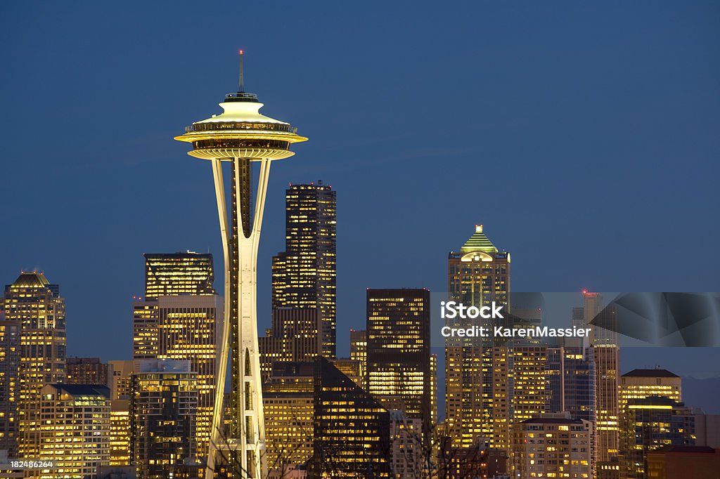 Panoramę Seattle - Zbiór zdjęć royalty-free (Bez ludzi)