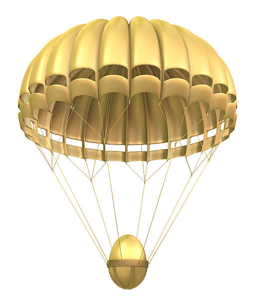 istock Golden nest egg parachute 182486486