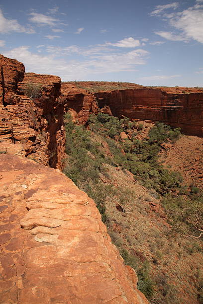 krajobraz kings canyon - alice springs australian culture desert kings canyon zdjęcia i obrazy z banku zdjęć