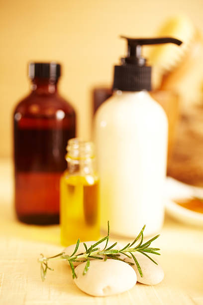 istock Spa still life of bath products 182487206