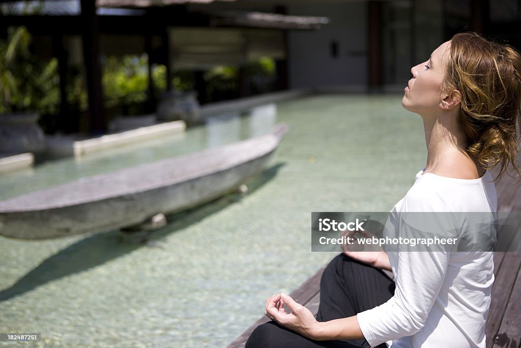 Yoga - Lizenzfrei Abgeschiedenheit Stock-Foto