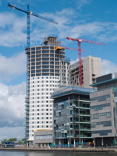 istock Construction at Salford Quays Media City 182487452