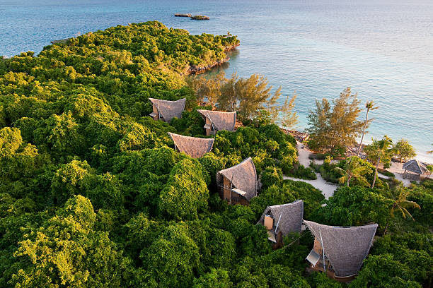 Eco Tourism Island stock photo