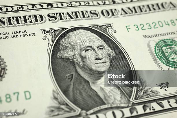 George Washington - Fotografie stock e altre immagini di Affari - Affari, Banconota, Banconota da 1 dollaro statunitense
