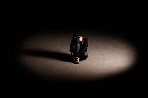 istock Sad and worry woman 182487865