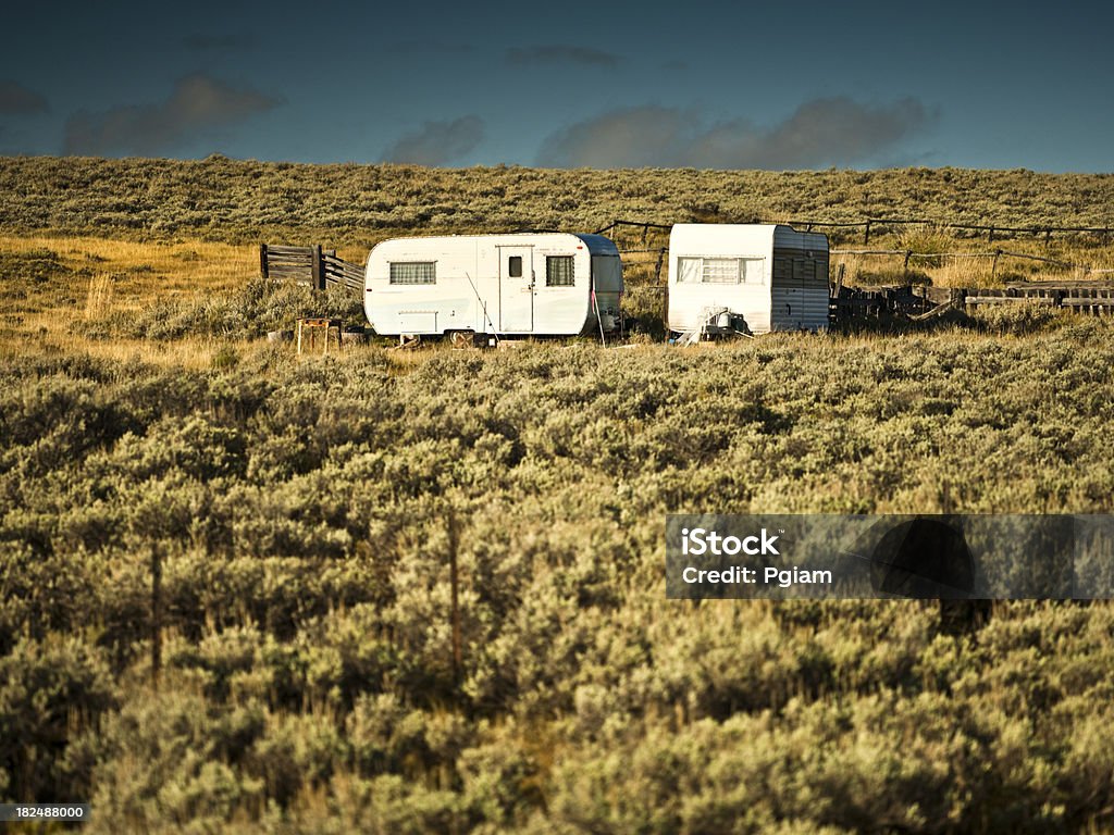 RV parks no canyon - Royalty-free Caravana Foto de stock