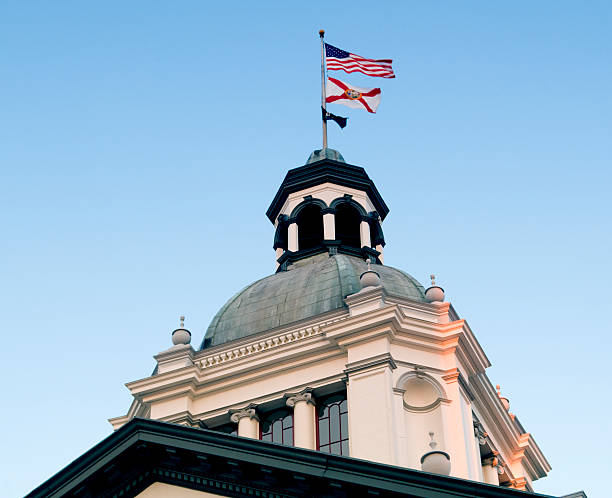 Florida Capitol Building detail A different angle: tallahassee stock pictures, royalty-free photos & images