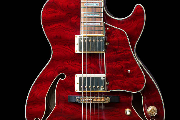 istock Body of semi-acoustic E-Guitar 182488547