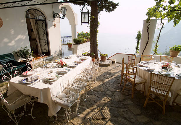 istock Outdoor wedding reception in Positano Italy. 182488799