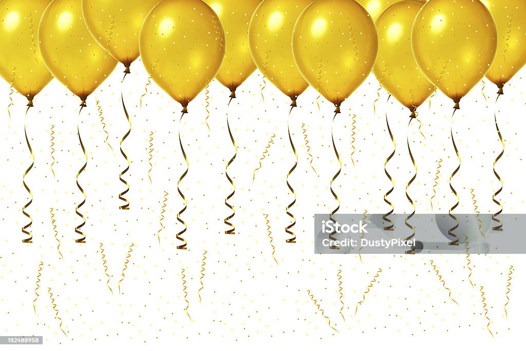 Golden Célébration anniversaire - Photo de Or - Couleur libre de droits