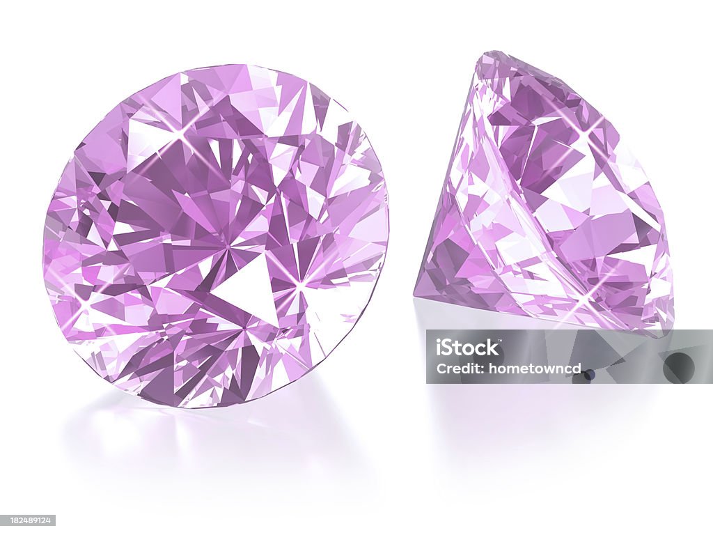 ピンクのダイヤモンド - 3Dのロイヤリティフリーストックフォト