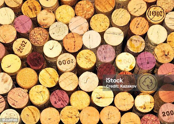 Wine Corks Stock Photo - Download Image Now - Alcohol - Drink, Backgrounds, Beige