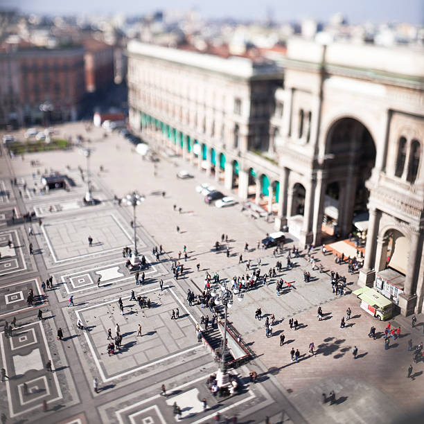 istock The Cathedral Square in Milan during its most busiest time 182489652
