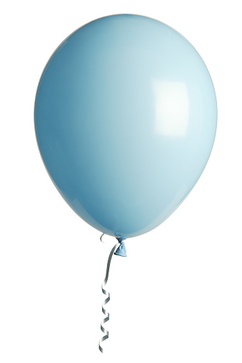 party balloon (w/clipping path)