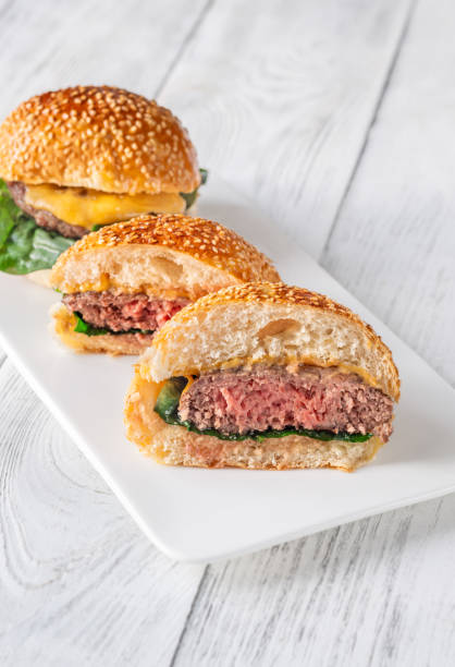 istock Two homemade cheeseburgers 1824909319