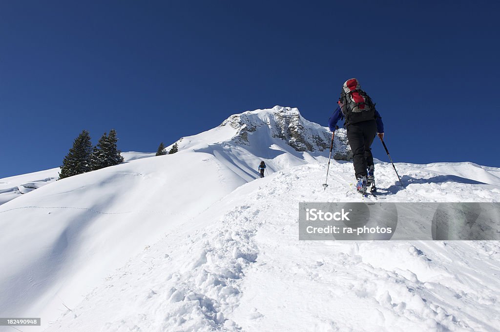 Montanhismo de esqui - Foto de stock de Alpes europeus royalty-free