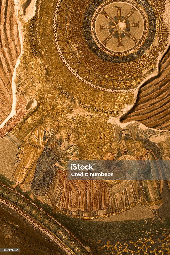 in Istanbul, Chiesa di Chora mosaici - Foto stock royalty-free di Anatolia