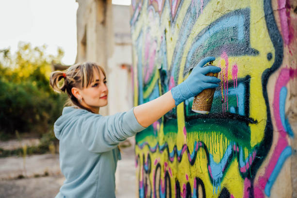 istock Creating street art 1824918597