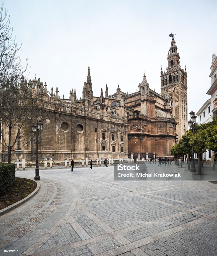 Cattedrale di Siviglia, Spagna - Foto stock royalty-free di Inverno
