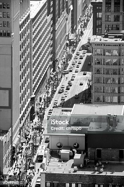 시카고state Street 위에서 가로등에 대한 스톡 사진 및 기타 이미지 - 가로등, 거리, 건물 외관