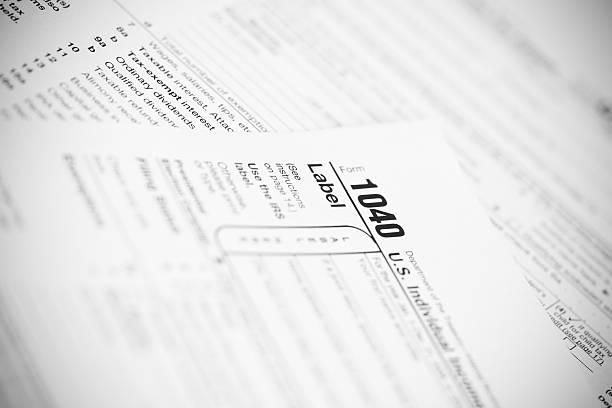 istock Tax Form 1040 182494289